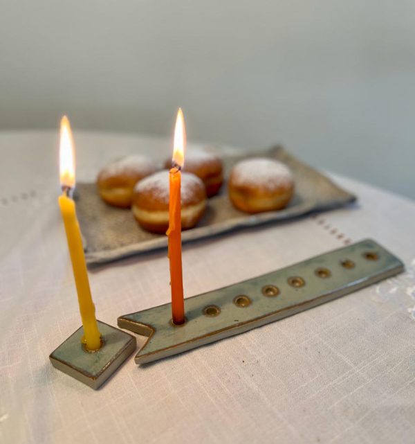 ⁦חנוכיית מלבן - ריבוע⁩ – תמונה ⁦2⁩