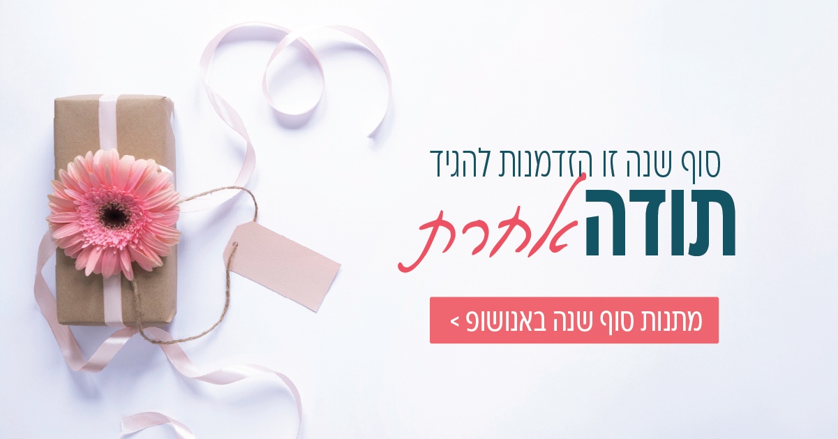 באנר אתר אנושופ מתנות סוף שנה 2026